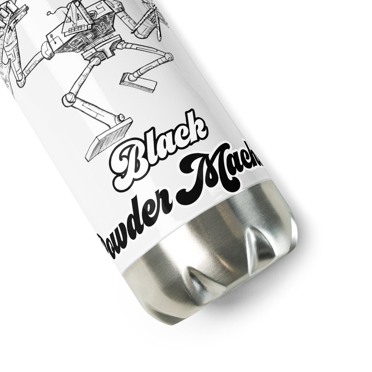 Classic Bot Stainless Steel Water Bottle